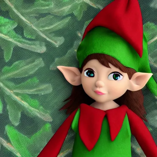 Image similar to photo of acorn elf, high detail, 4 k, ultra realistic