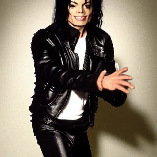 Image similar to michael jackson as a ninja