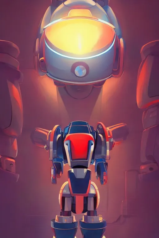 Image similar to metabots medabots medarotto medarot robot minimalist comics, behance hd by jesper ejsing, by rhads, makoto shinkai and lois van baarle, ilya kuvshinov, rossdraws global illumination ray tracing hdr radiating a glowing aura