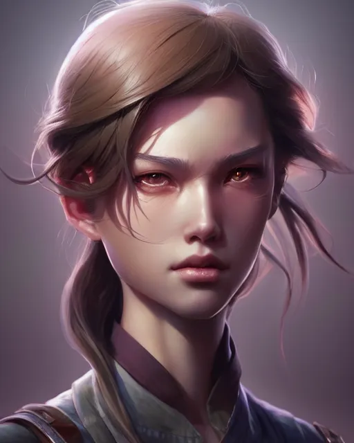 Prompt: character concept art of a horseshoe theory, key visual, realistic shaded perfect face, fine details by stanley artgerm lau, wlop, rossdraws, james jean, andrei riabovitchev, marc simonetti, and sakimichan, trending on artstation