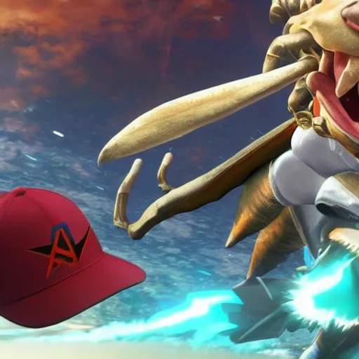 Prompt: A roach in Super Smash Brothers Ultimate, 4k HDR