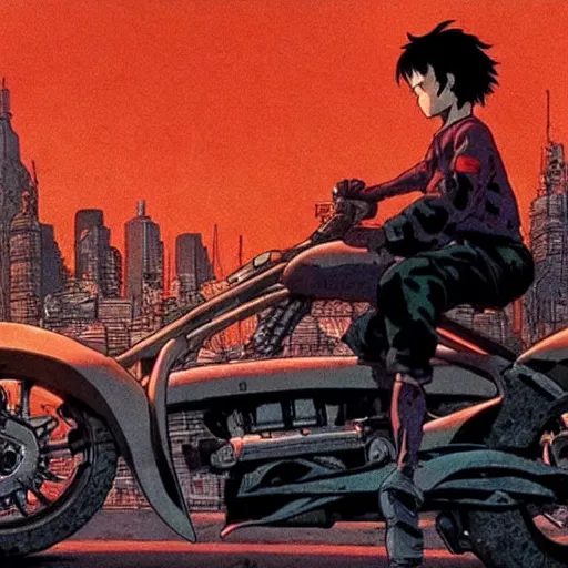 Prompt: akira movie still, cinematic, hyperrealistic