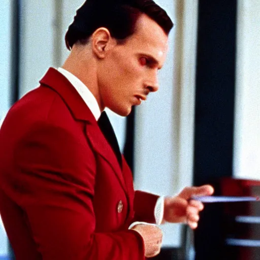 Image similar to Oswald Mosley in American Psycho (1999)