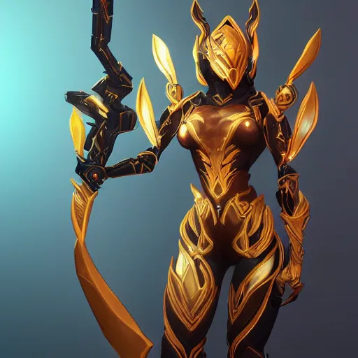 Image similar to beautiful intricate fanart of female ember prime warframe, stunning elegant pose, well designed hands, high quality, artstation, deviantart, furaffinity, octane render