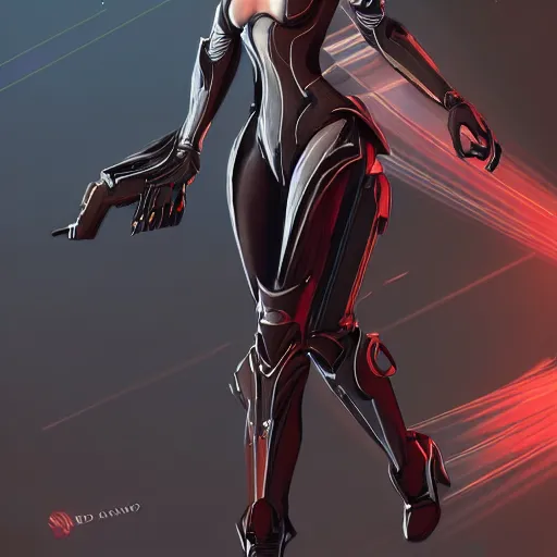 Image similar to A combination of Ada Wong's and Grace Kelly's and Ashley Greene's appearances with blonde hair wearing Warframe armor, high tech, action shot, angular, full body portrait, futuristic, dramatic, fantasy, intricate, elegant, highly detailed, digital painting, artstation, concept art, matte, sharp focus, illustration, 8K, art by Donato Giancola and James Gurney