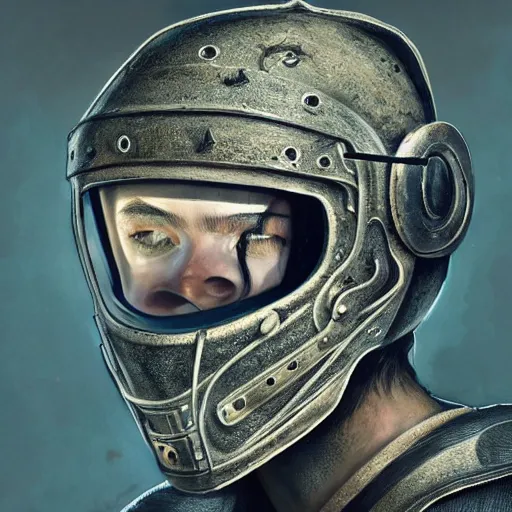 Prompt: Very very very very highly detailed epic central composition studio photography of face with hockey mask, intricate, dystopian, sci-fi, extremely detailed, digital painting, artstation, concept art, smooth, sharp focus, illustration, intimidating lighting, incredible art by Anna Dittmann and Anton Pieck