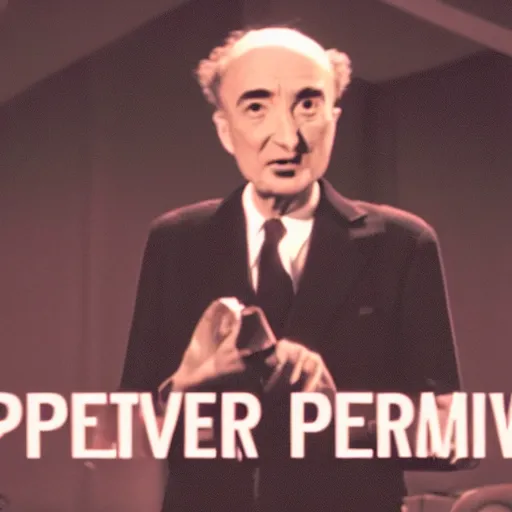 Image similar to oppenheimer giving ted talk, perspective first person