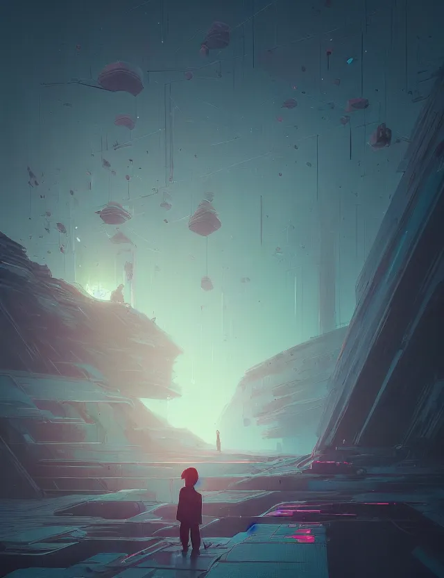 Image similar to liminal space, artwork by tooth wu and wlop and beeple and greg rutkowski and simon stalenhag