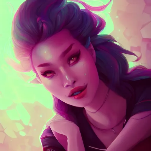 Image similar to a portrait of a beautiful rockstar, art by lois van baarle and loish and ross tran and rossdraws and sam yang and samdoesarts and artgerm, digital art, highly detailed, intricate, sharp focus, Trending on Artstation HQ, deviantart, unreal engine 5, 4K UHD image