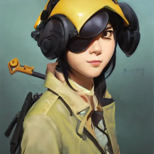 Prompt: greg manchess portrait painting of asada shino sinon as overwatch character, medium shot, asymmetrical, profile picture, organic painting, sunny day, matte painting, bold shapes, hard edges, street art, trending on artstation, by huang guangjian and gil elvgren and sachin teng