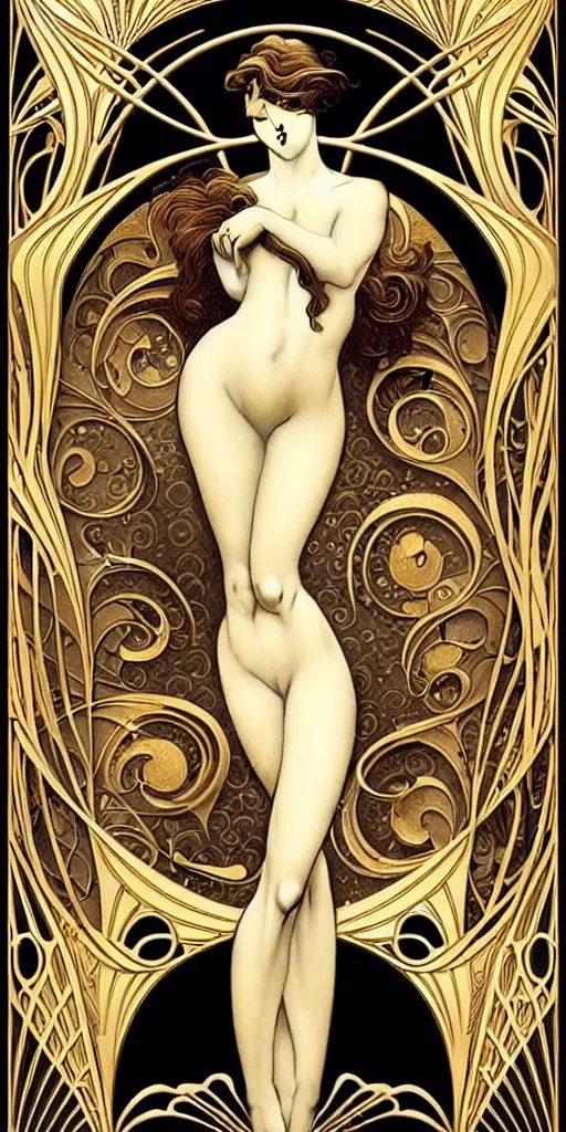 Image similar to the source of future growth dramatic, elaborate emotive Art Nouveau styles to emphasise beauty as a transcendental, seamless pattern, symmetrical, large motifs, hyper realistic, 8k image, 3D, supersharp, Art nouveau curves and swirls, metallic polished surfaces, glittery iridescent and black and gold colors , pastel colors, perfect symmetry, iridescent, High Definition, sci-fi, Octane render in Maya and Houdini, light, shadows, reflections, photorealistic, masterpiece, smooth gradients, high contrast, no blur, sharp focus, photorealistic, insanely detailed and intricate, cinematic lighting, Octane render, epic scene, 8K