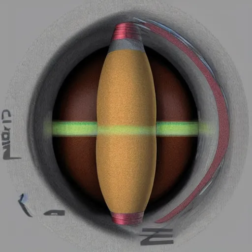 Image similar to bowling ball cross section