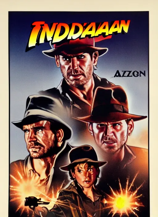 Image similar to 1 9 8 6 poster for indiana jones and the prisoner of azkaban