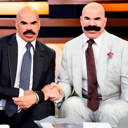 Image similar to white steve harvey meeting japanese steve harvey, inside steve harvey mustache