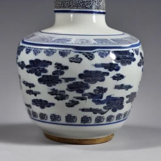 Image similar to photographs of qing dynasty imperial kiln porcelain