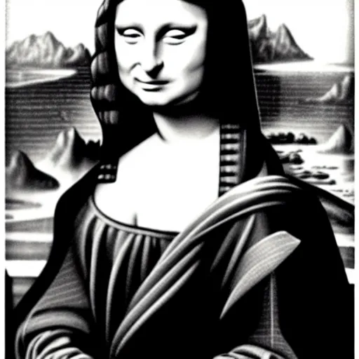 Prompt: lady gaga as mona lisa,