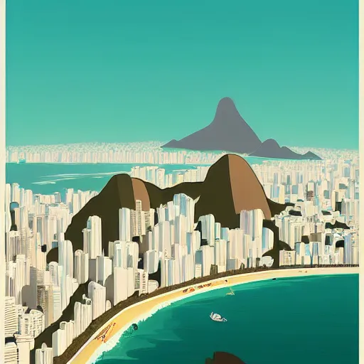 Prompt: rio de janeiro by james gilleard