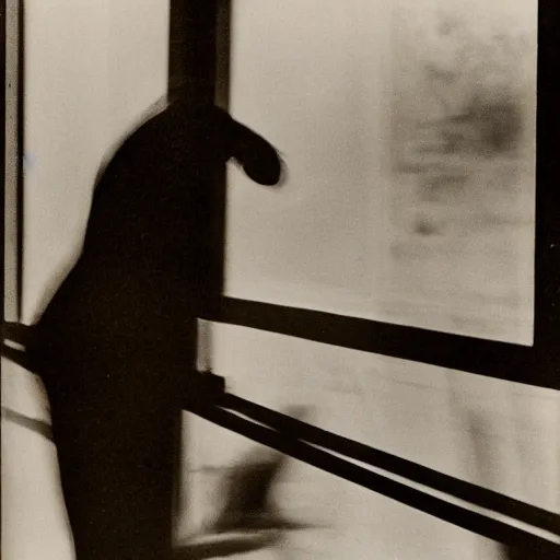 Prompt: a blurry old photo of an unknown person, photography by irving penn and saul leiter