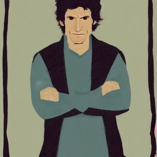 Prompt: a self-portrait of Todd Howard in the style of Todd Howard
