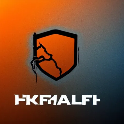 Image similar to Half Life 3 Logo, grainy, cracked, gradient, detailed, very detailed, heavily detailed, intricate details, intricately detailed, digital art, trending on artstation, 3D, studio quality lighting, dramatic lighting HD Quality, 4k resolution, 8k resolution, black background, Half Life 3 Logo is orange and is in the foreground, Realistic, Shiny Lighting, Shiny