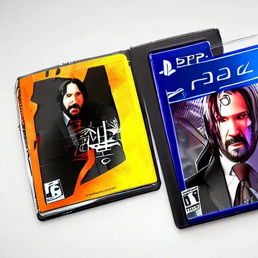 Image similar to john wick ps 5 game case