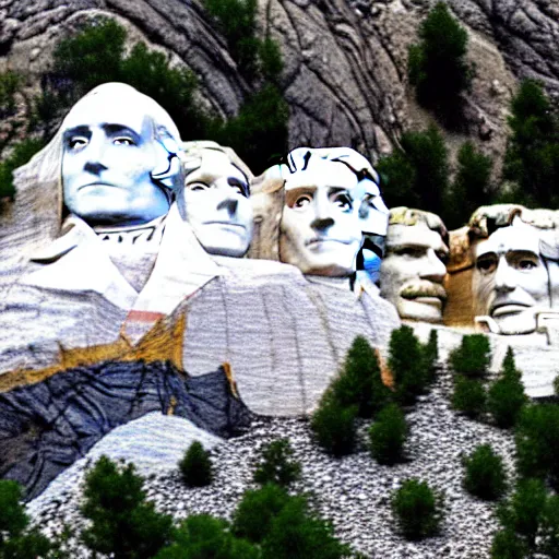 Image similar to Mount Rushmore featuring Obama