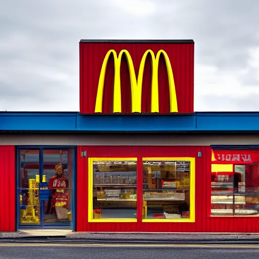 Image similar to Mcdonald but it is a mechanical shop instead of a fastfood, redneck, photorealistic, 4k, HDR