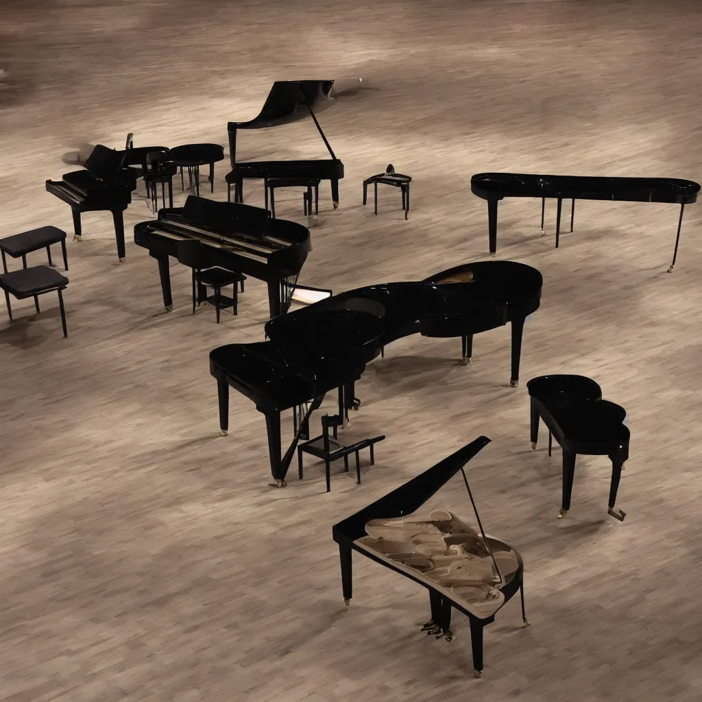 Image similar to piano stadium