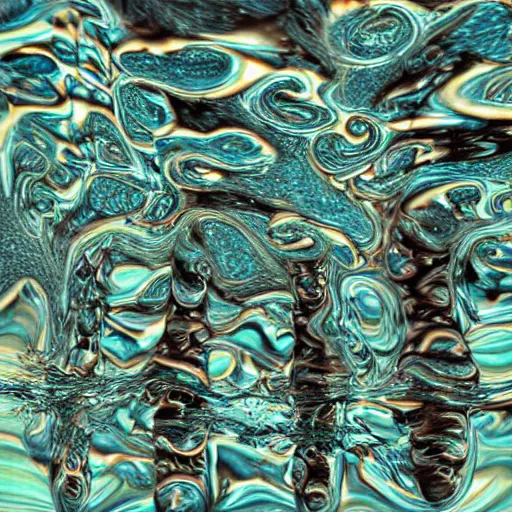 Image similar to melted liquephotographs submerged digitalart