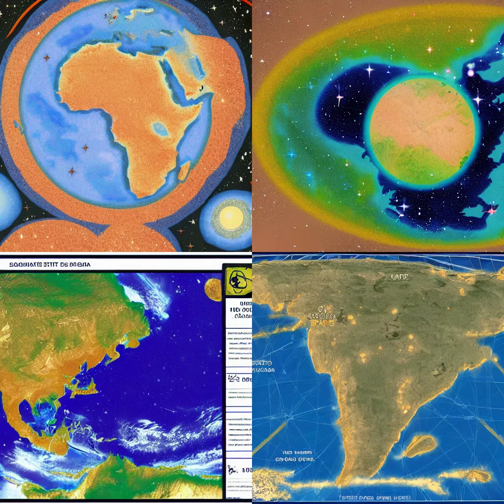 Prompt: pangea sattelite image