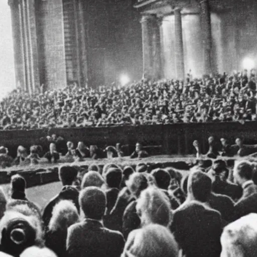 Image similar to my little pony at the reichstag speech, january 3 0, 1 9 3 9, very realistic, highly detailed