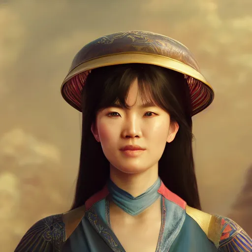 Image similar to portrait of china woman, 8 k uhd, unreal engine, octane render in the artstyle of finnian macmanus, john park and greg rutkowski