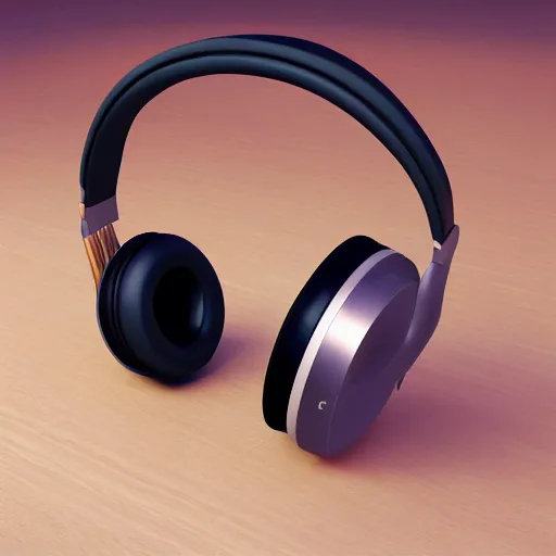 Image similar to wireless headphone stand, futuristic, techno, cyberpunk, product design, render