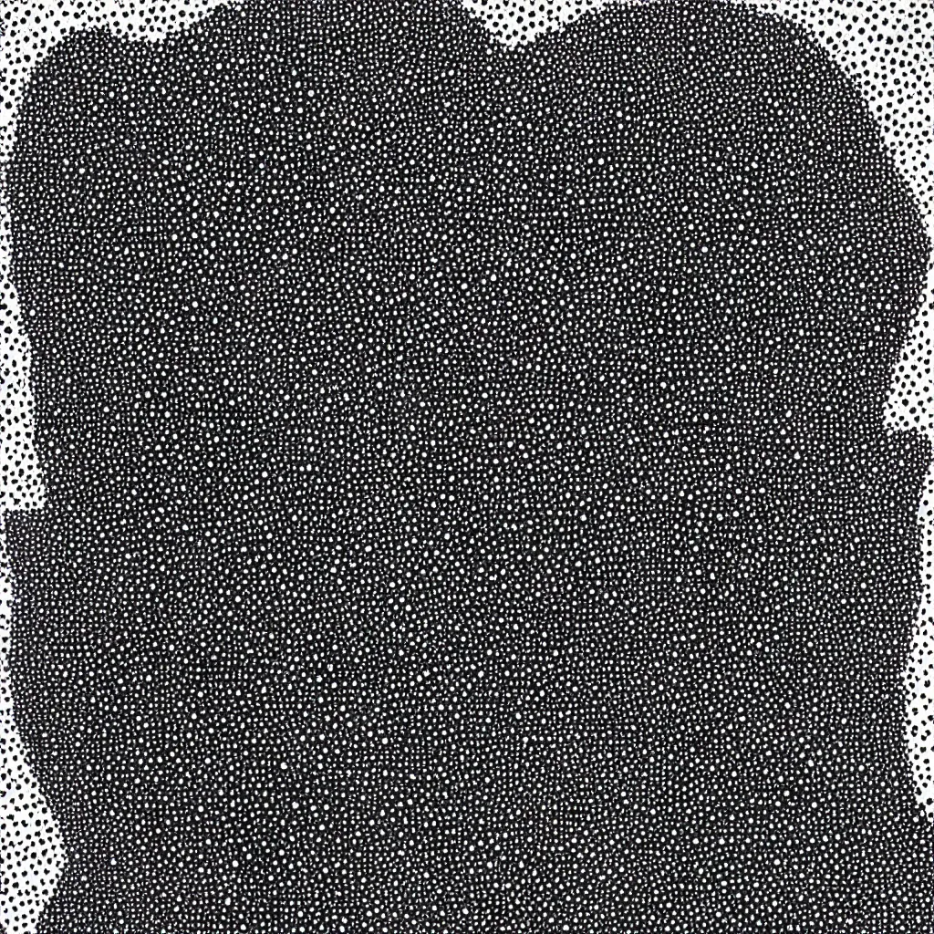 Image similar to face made out of planet, faceless people dark, dots, drip, stipple, pointillism, technical, abstract, minimal, style of francis bacon, asymmetry, pulled apart, cloak, hooded figure, made of dots, abstract, balaclava