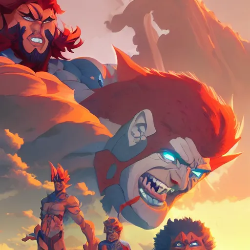 Prompt: hero world thundercats, behance hd by jesper ejsing, by rhads, makoto shinkai and lois van baarle, ilya kuvshinov, rossdraws global illumination