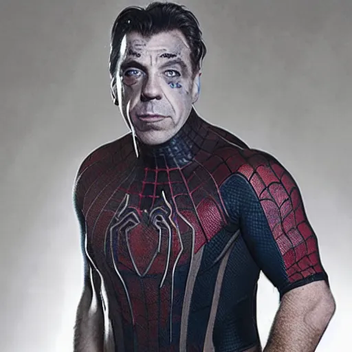 Prompt: till lindemann as spider man