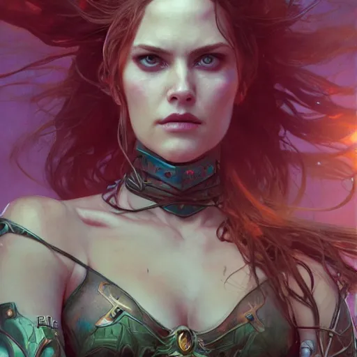 Image similar to Melina from elden ring by Stanley Artgerm Lau, greg rutkowski, thomas kindkade, alphonse mucha, loish, norman Rockwel