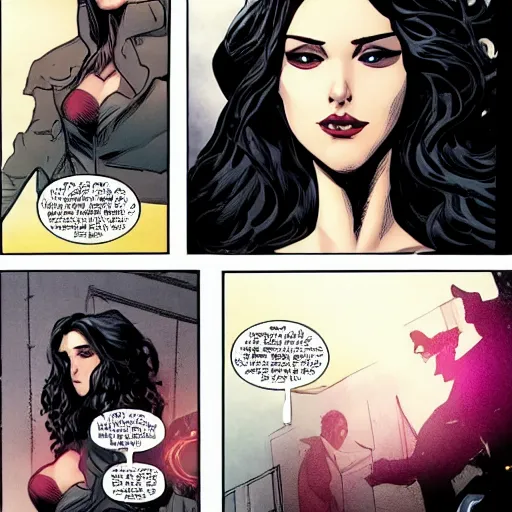 Image similar to yennefer in marvel comics