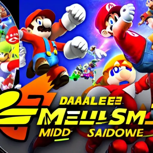 Prompt: DALL·E 2 versus Midjourney versus Stable Diffusion in Smash Bros.