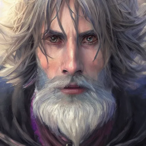 Image similar to howl from howl's moving castle as a realistic fantasy d & d character, closeup portrait art by donato giancola and greg rutkowski, realistic face, digital art, trending on artstation, symmetry!!