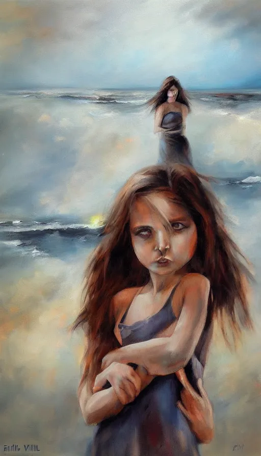 Image similar to the end of the world, by emilia wilk