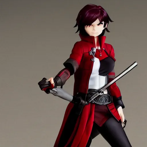 Prompt: ruby rose from RWBY