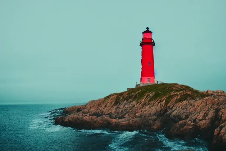 Prompt: film still of a lighthouse, photography, natural light, cinematic, 8 k