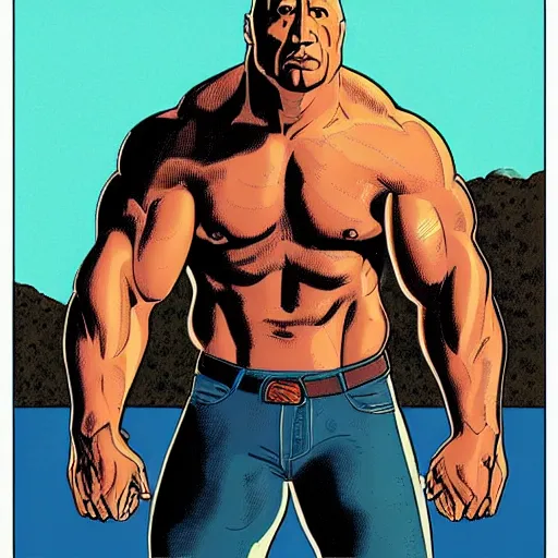 dwayne the sedimentary rock johnson by lemonicarus on DeviantArt