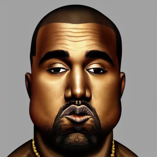 Prompt: fat kanye west, photorealistic 8 k