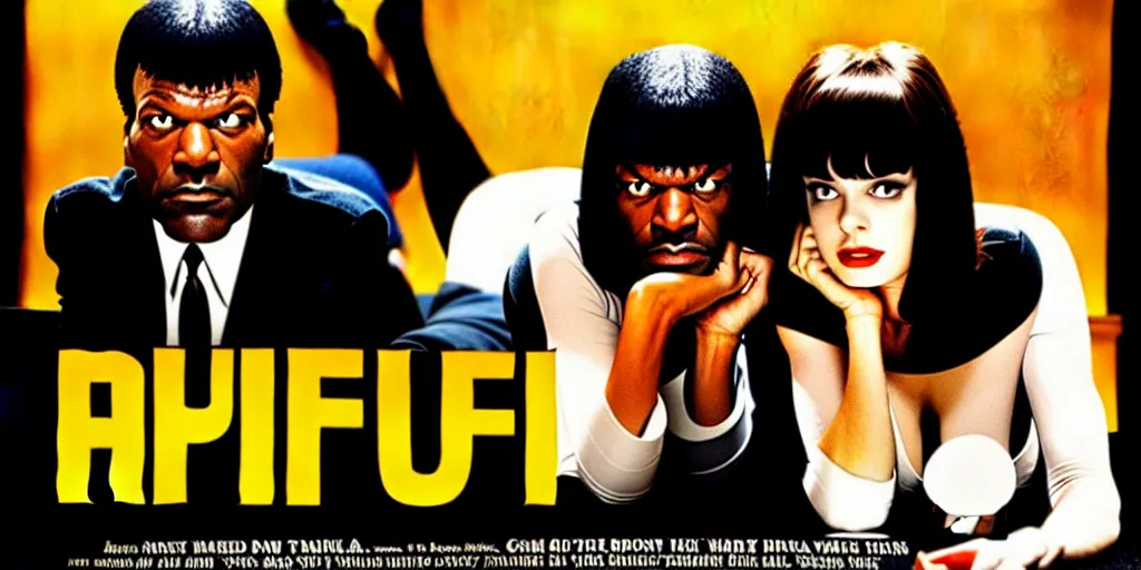 Image similar to pulp fiction poster