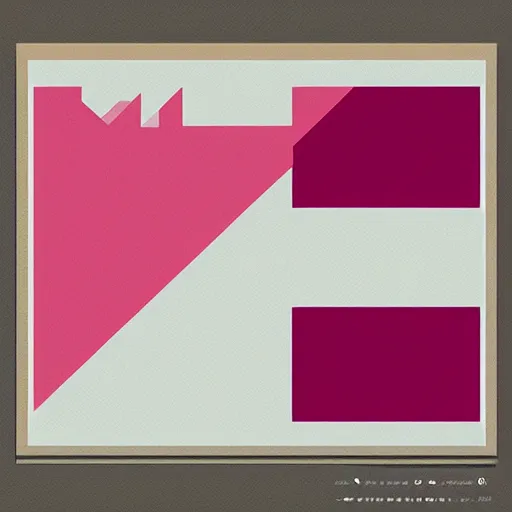 Image similar to riso design, graphic composition, rule of thirds, minimalistic, risoprint colors W1024