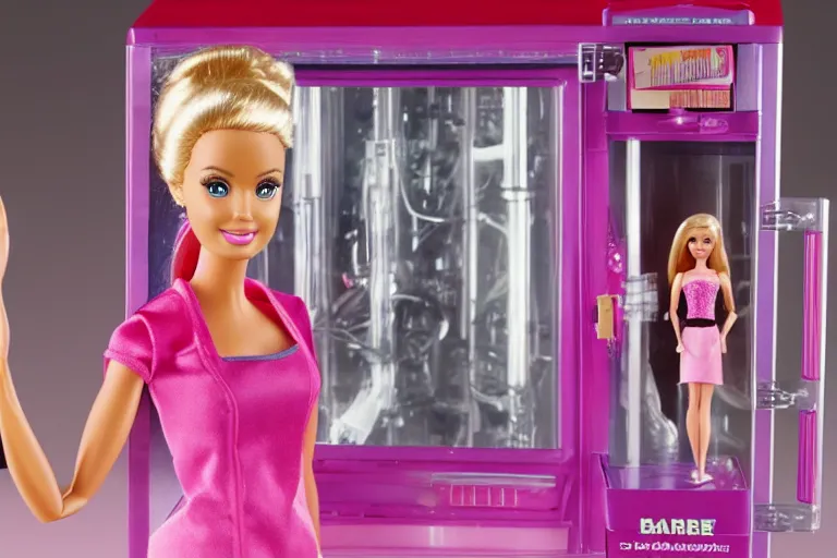 Image similar to barbie\'s first particle accelerator