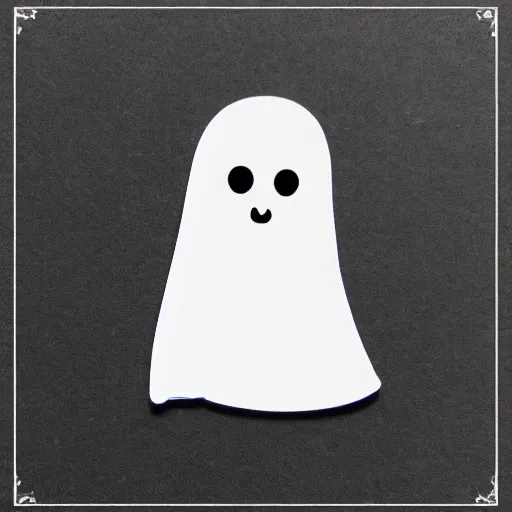 Image similar to cute ghost sticker