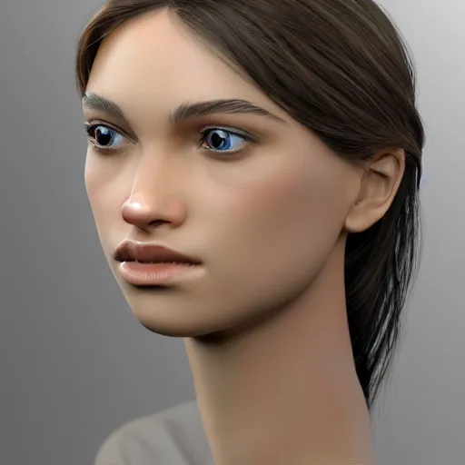 Image similar to beautiful girl, full body, full body, high detail of the face, 1 / 8, hyper - realistic, 4 k, style by elizabeth elder